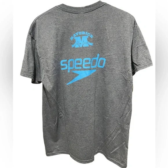 Mavs Speedo Maverick Swim Club Graphic T-Shirt Sz Large - Picture 3 of 5